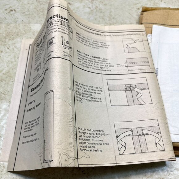 The Karate Kid Sewing Pattern Simplicity 7640 Uncut Size A (All Sizes) Vtg 1986 - Picture 8 of 9